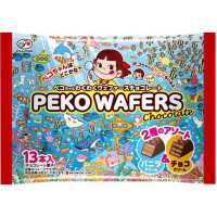 Japanese Fujiya Peco Wafers Chocolate 2 flavors 97.5g