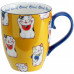 Tokyo Design Studio-Kawaii Lucky Cat Mug Giftbox Yellow Classic Cat 8.5x10.2cm 380ml